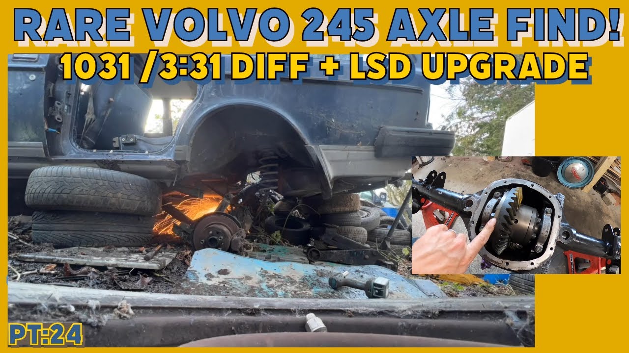 Volvo 240 Rear Axle | RARE FIND ! + Blackline diff 👍1031, Sleeper !