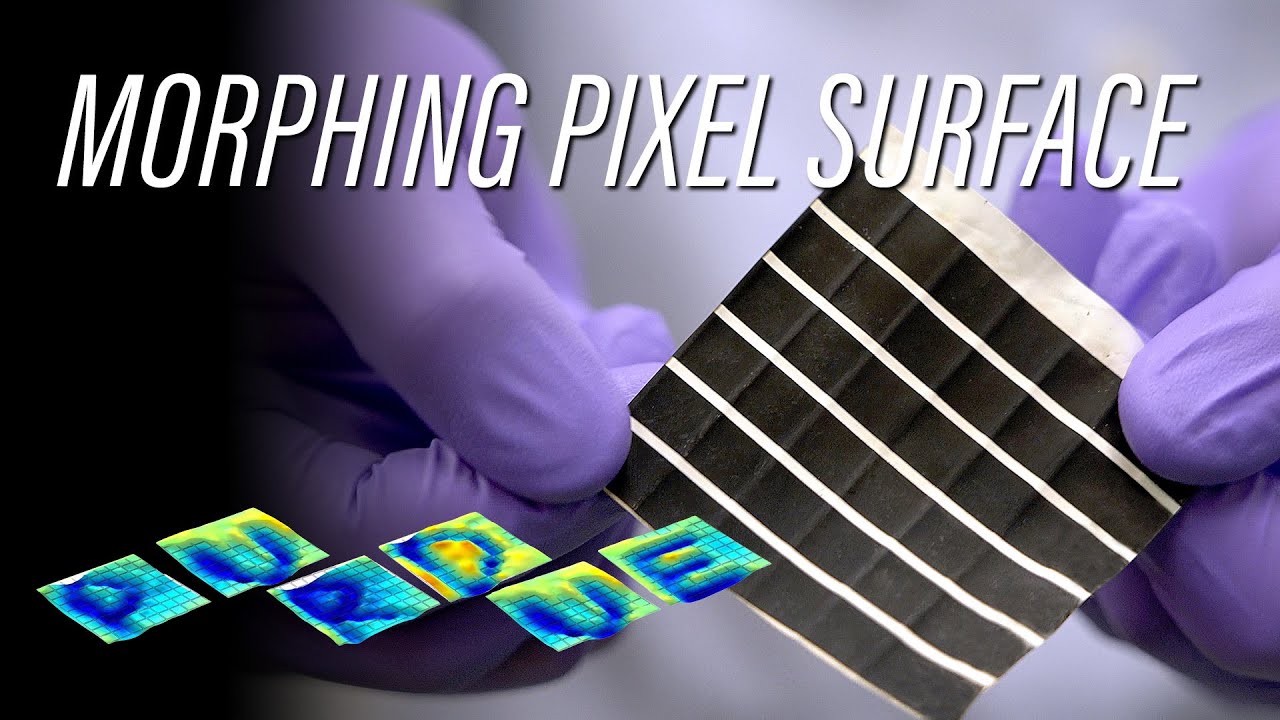 Soft morphing robotics inspired by pixel displays