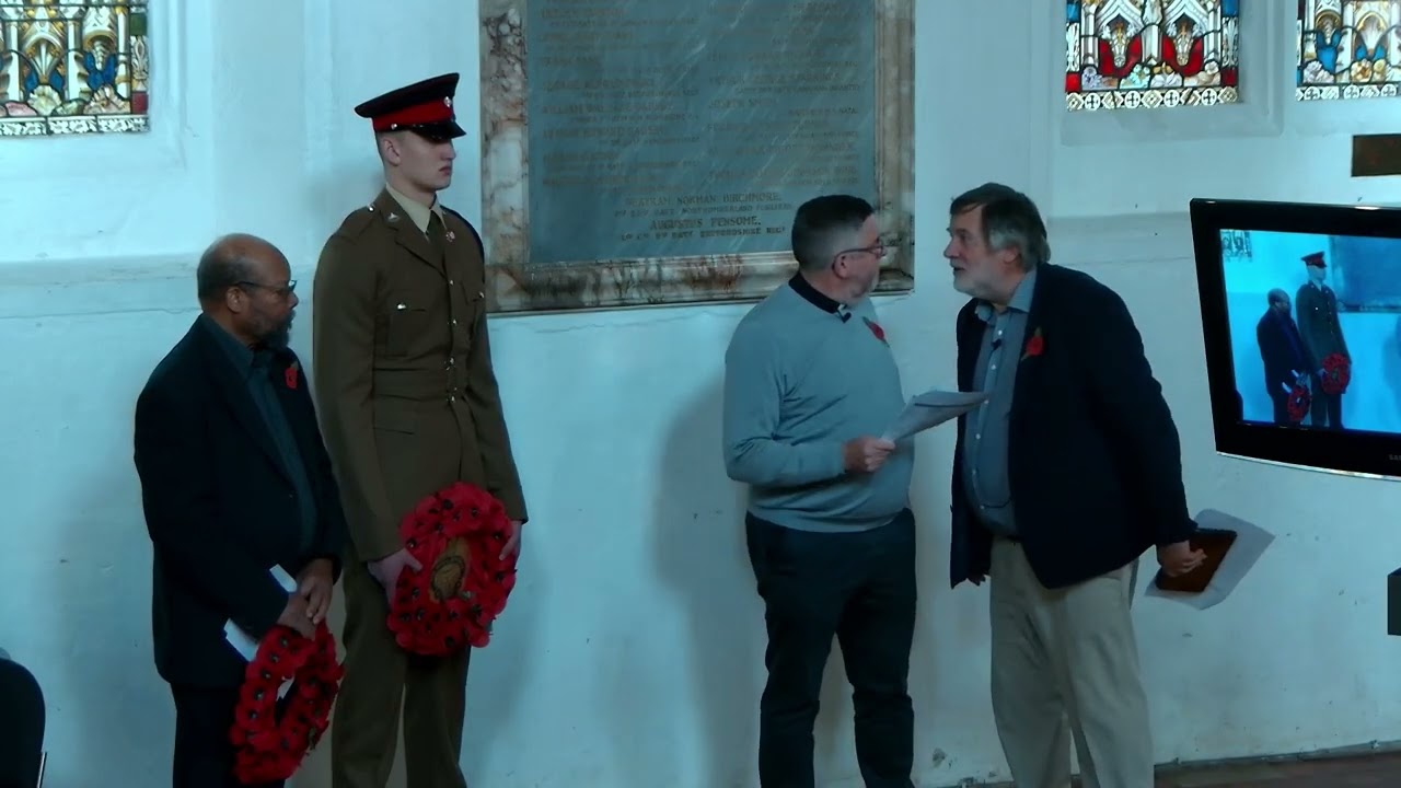 Welcome to St Mary's Remembrance and Holy Communion With Andy Pike and Peter Adams