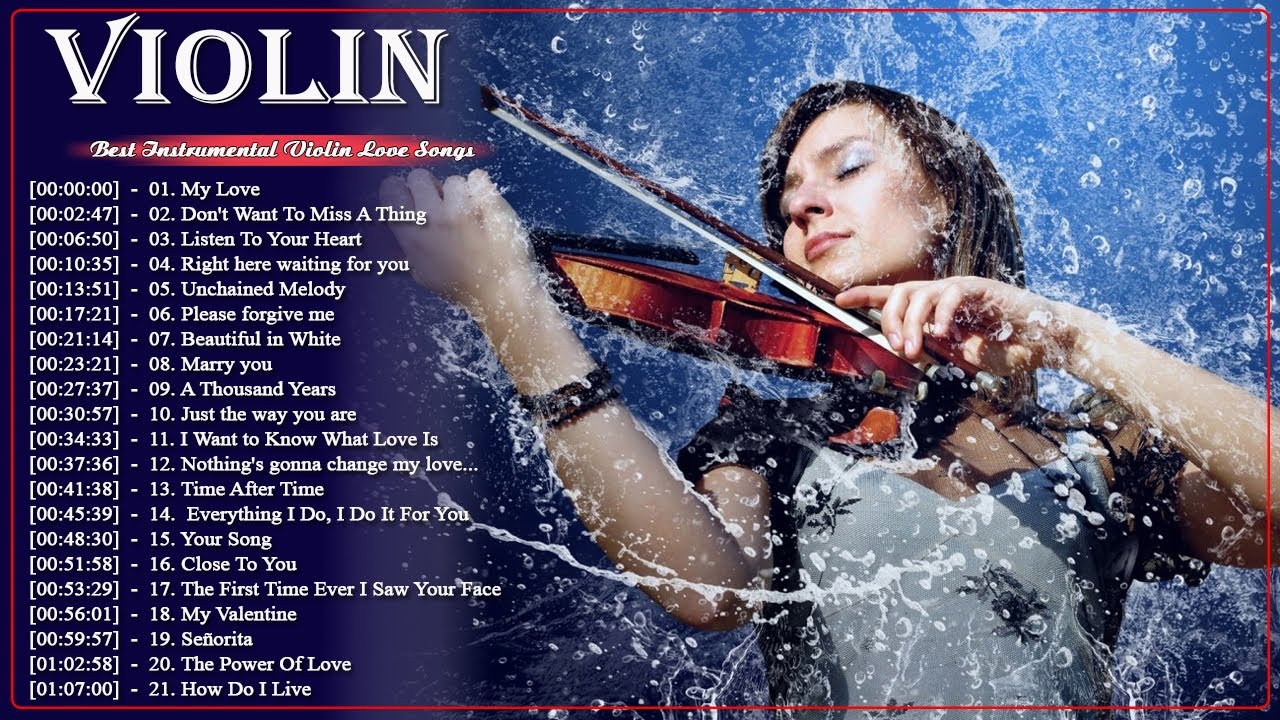 Violin Love Songs 2021- Best Violin Relaxing Instrumental Music