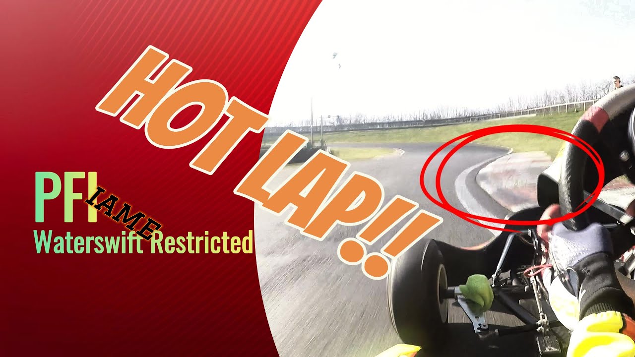 HOT LAP OF PFI! On Board Iame Waterswift Restricted
