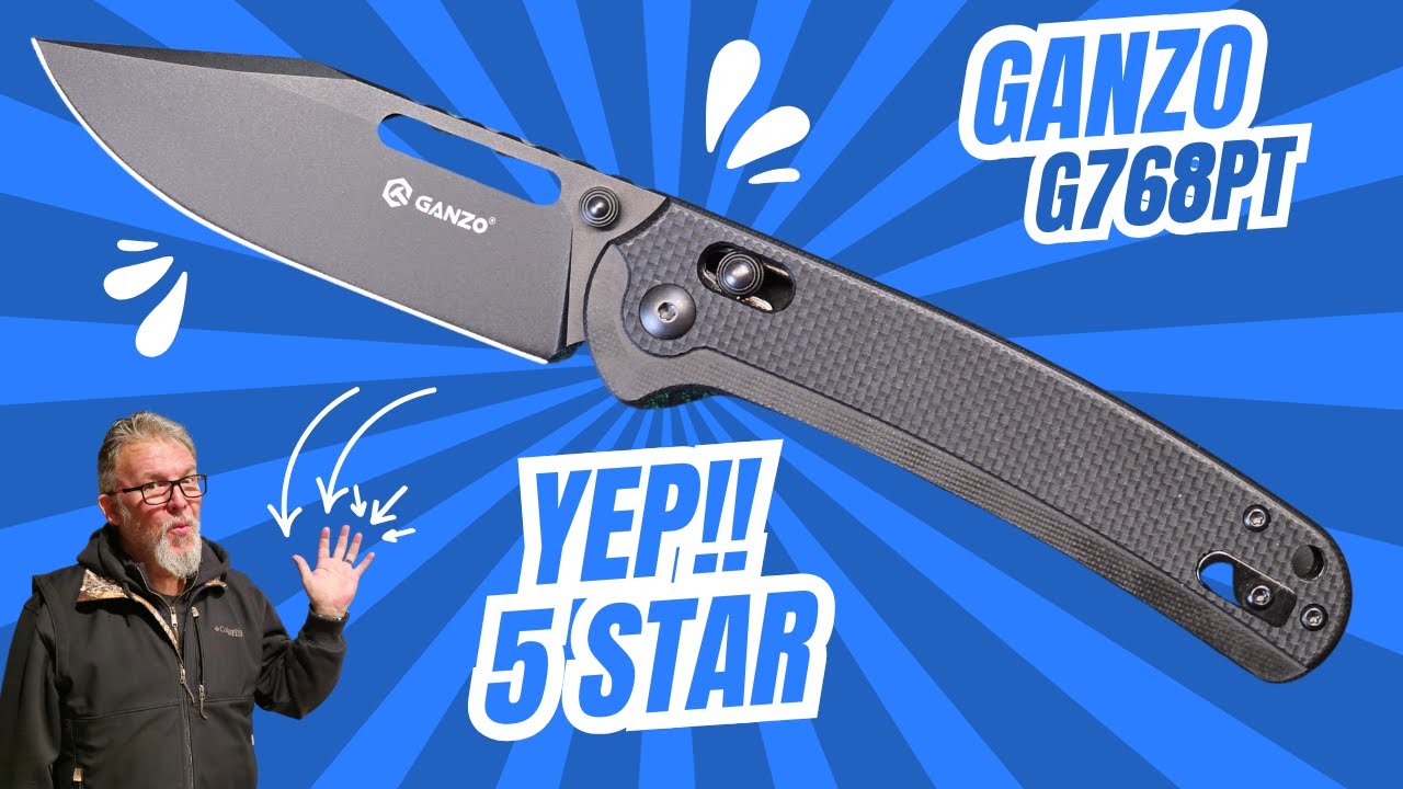 Ganzo G768pt-bk #ganzoknives #ganzog768 #knifereview #knifedisassembly