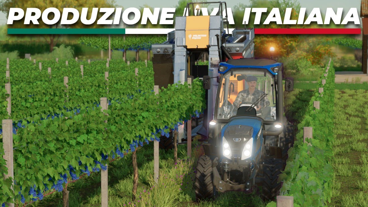 RACCOLGO UVA ITALIANA su FARMING SIMULATOR 22!