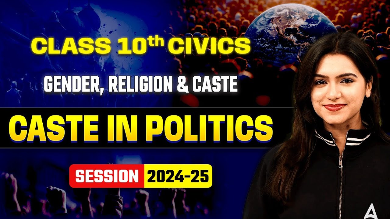 Caste in Politics - Gender, Religion and Caste | Class 10 Civics Chapter 3 | Ujjvala Mam SST