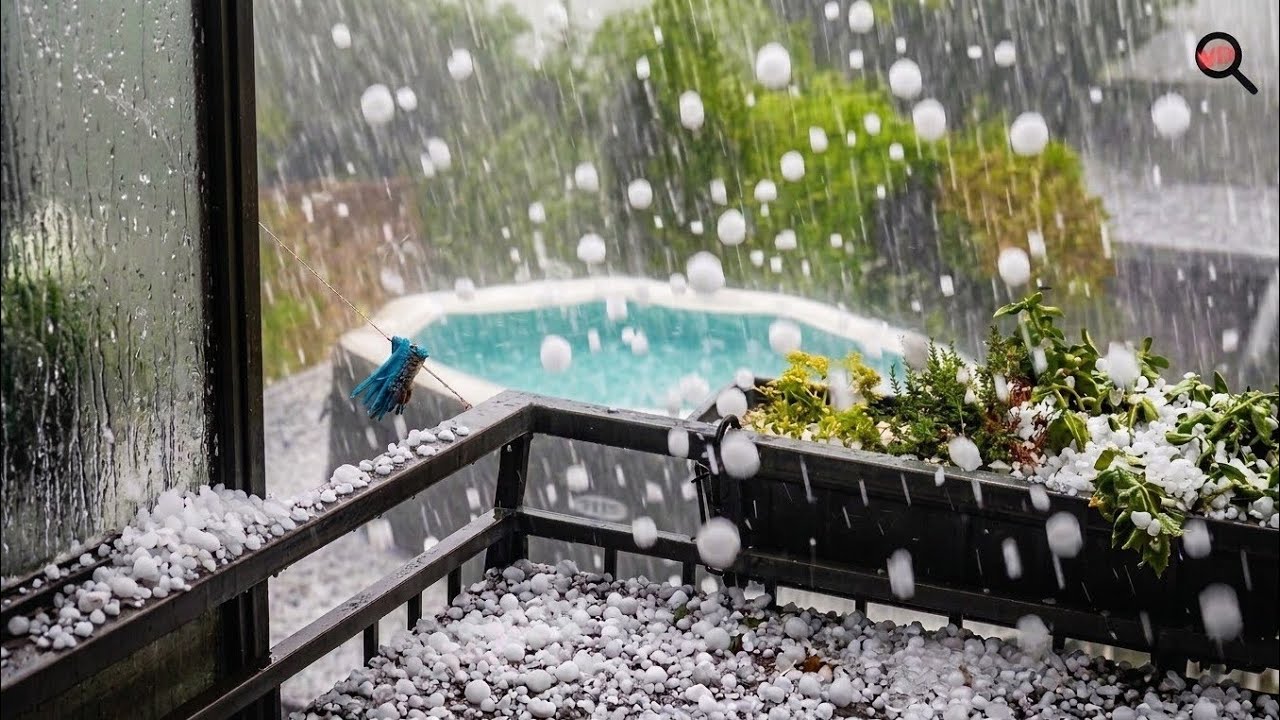 Massive Hailstorm Batters Milan, Rovigo, Verona, Brescia & Veneto, Italy | Supercell Outbreak Today