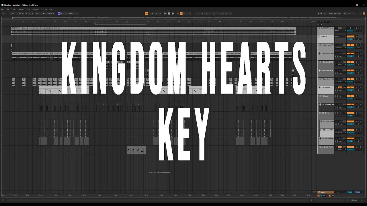 JPEGMAFIA, Danny Brown - Kingdom Hearts Key (Instrumental Remake)