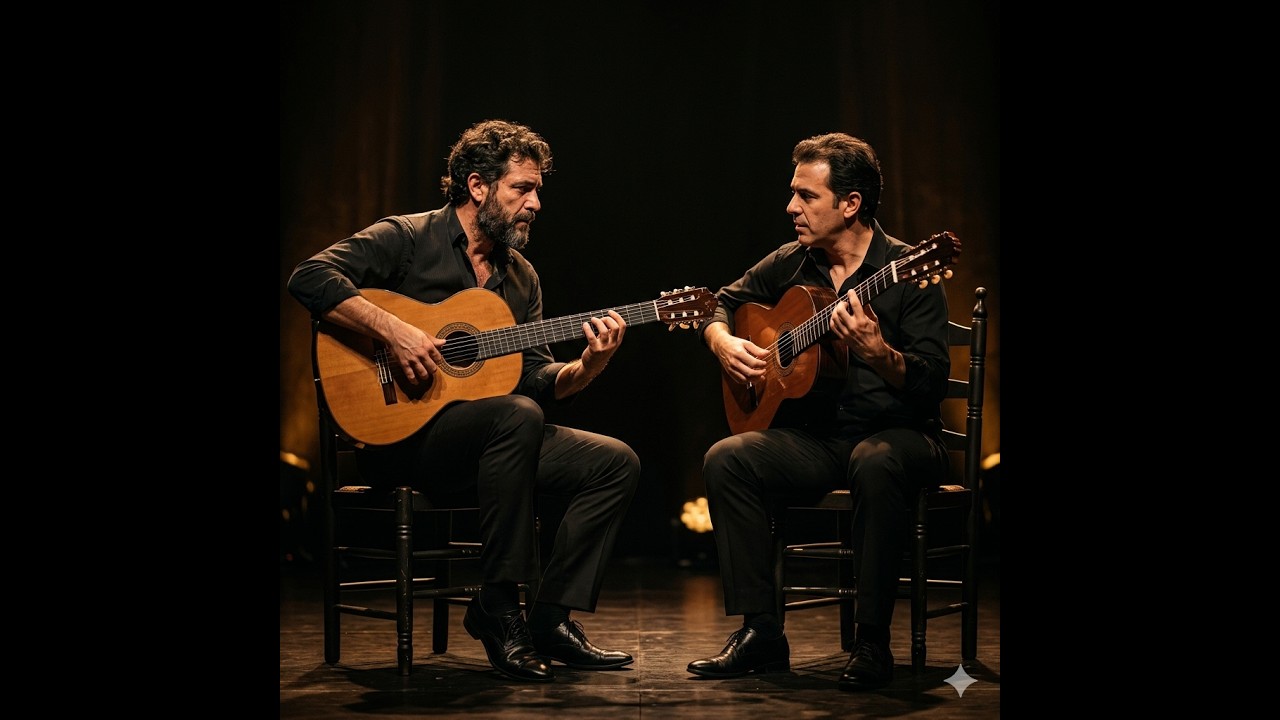 Flamenco guitar Duo -  Anoush Saadat & Vicente Santiago - Alegrías de Cádiz