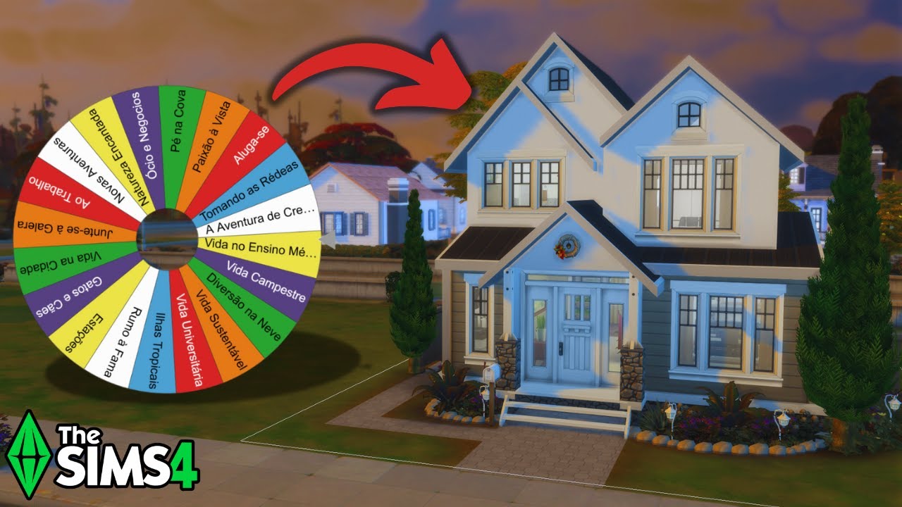 ROLETA das Expansões que DECIDE a Contrução! | The Sims 4 | Slow Build