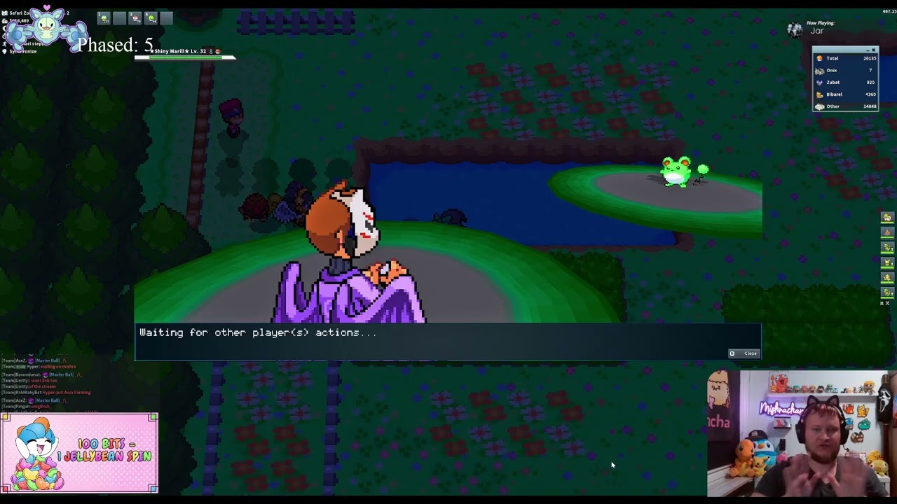 Shiny Marill Safari Encounter (flee) | 62,094 encounters | PokeMMO