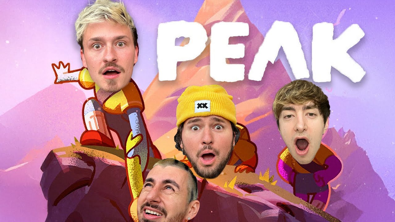 4 Idiots Try Climbing a Mountain w/ Jc Caylen, Reggie & Wyl | PEAK
