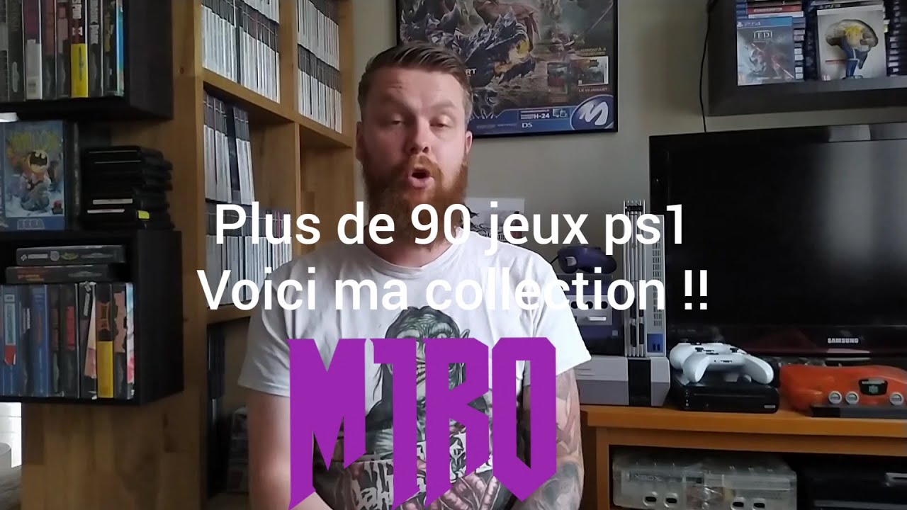 Plus de 90 jeux voici ma collection ps1 !!!