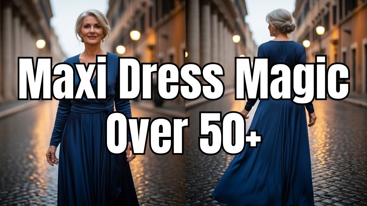 How To Wear Maxi Dresses In Your 50-60+ And Look Amazing!