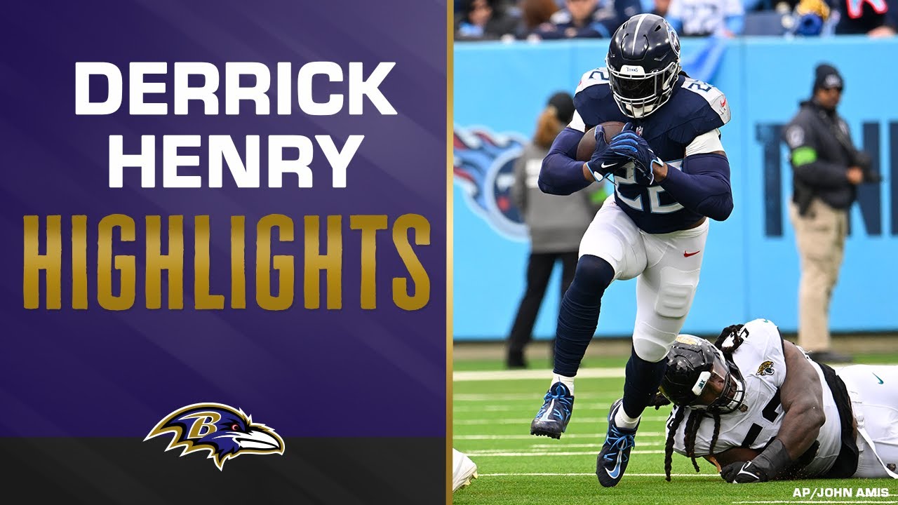 Derrick Henry's Top Career Plays | Baltimore Ravens
