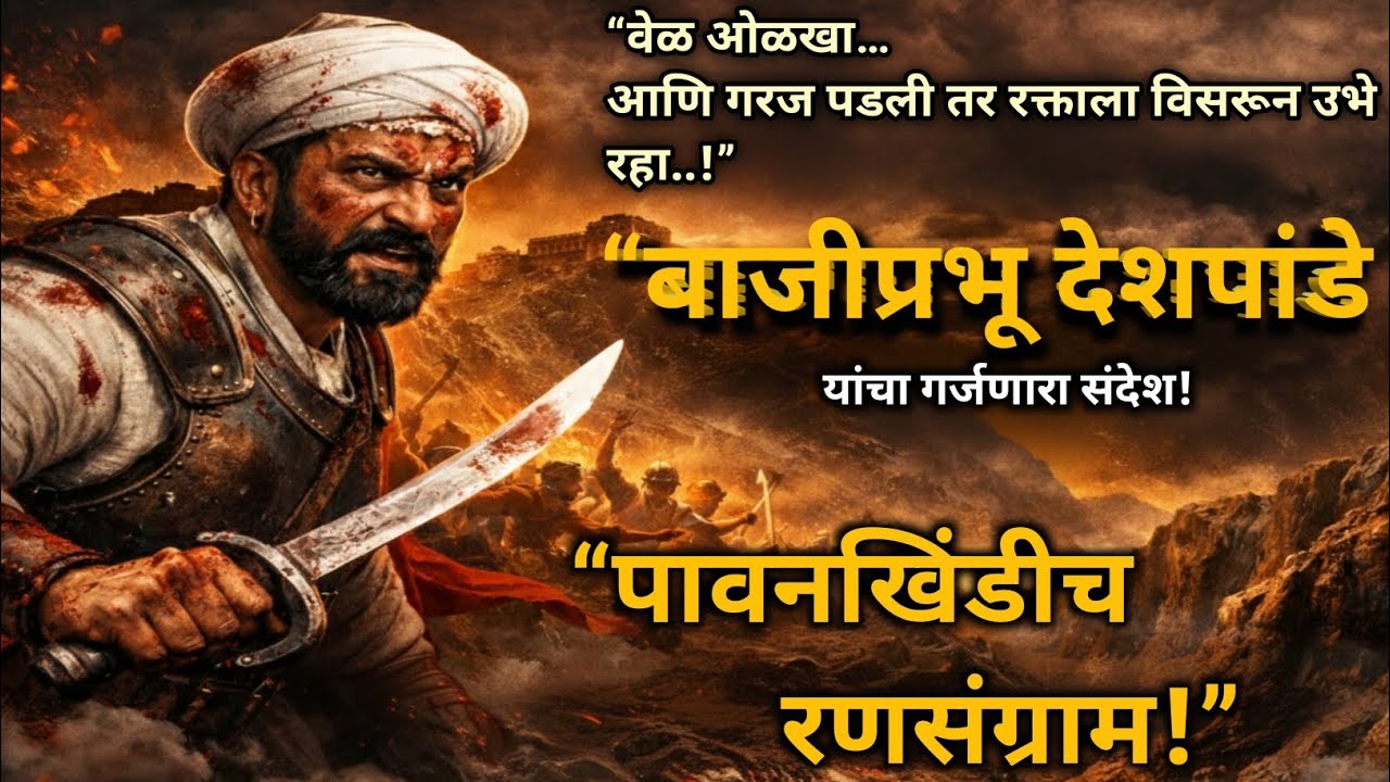 बाजीबप्रभु देशपांडे यांचा गर्जनारा संदेश 