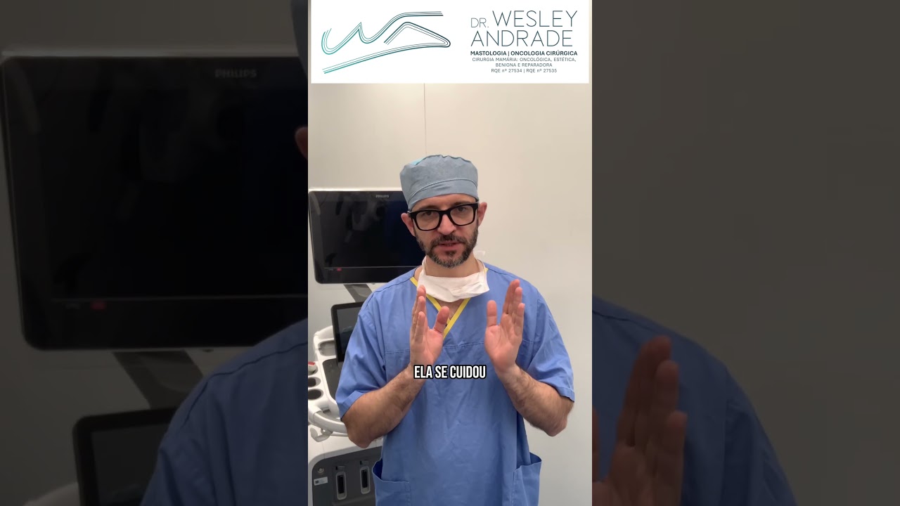 Quadrantectomia associada ao linfonodo sentinela #c&acirc;ncerdemama #oncologia #cancer #drwesleyandrade