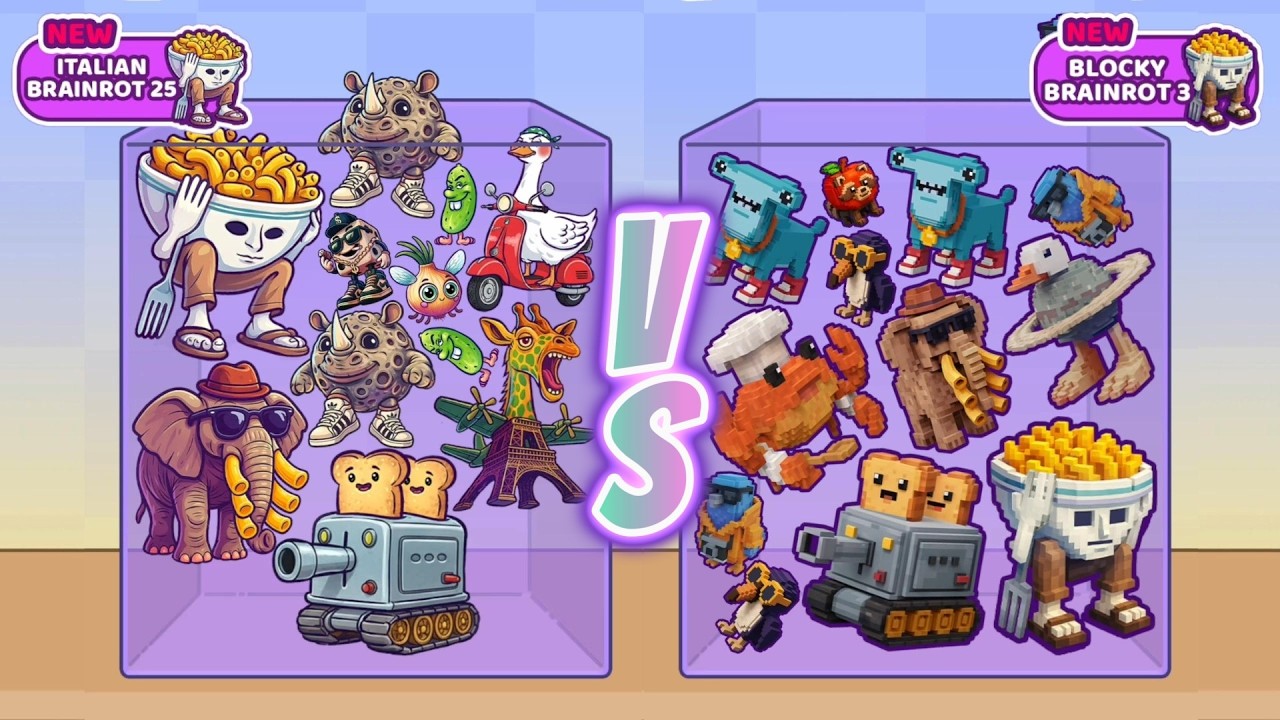 Merge Fellas  Blocky 3 VS  Italian Brainrot 25 🔥Two BOSSES! New update! Trending game 2026