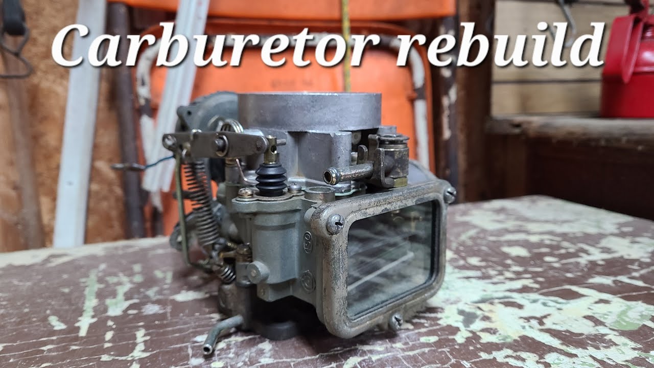Rebuilding the Datsun's carburetor