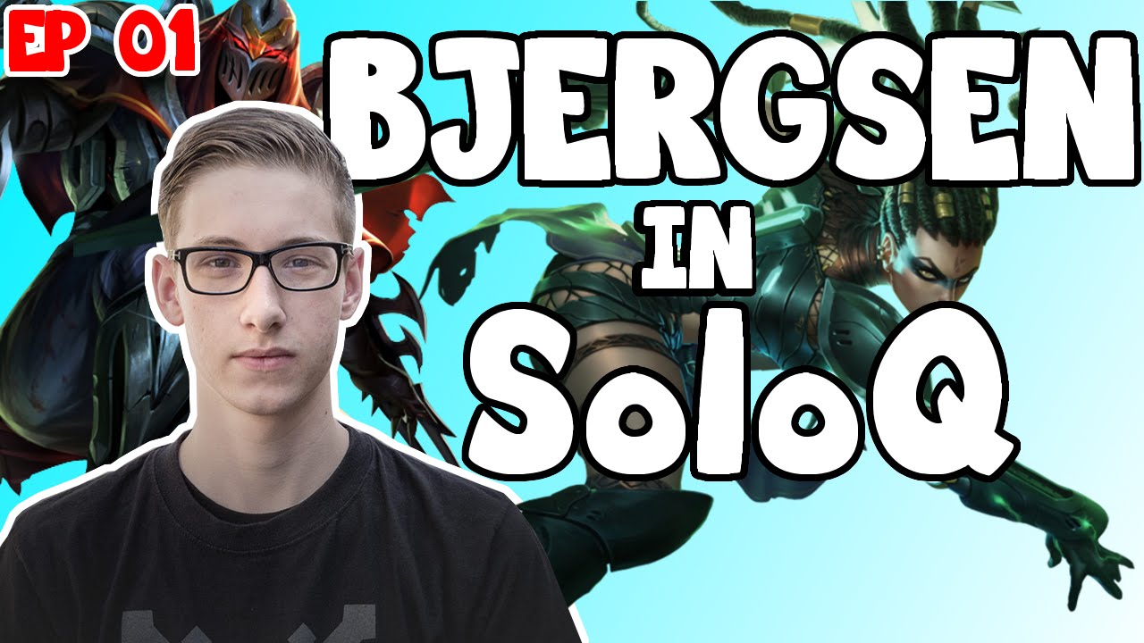 Bjergsen in SoloQ EP01 || Highlights - Stream moments - Pro Plays Montage
