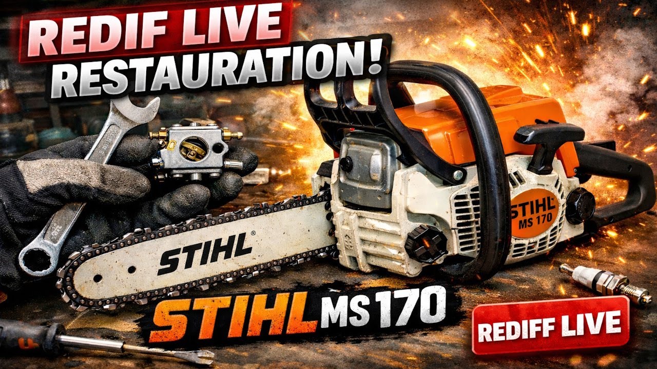 🔴 redif live restauration! : on démonte le cylindre/piston STIHL MS 170 🔧 [partie 1]