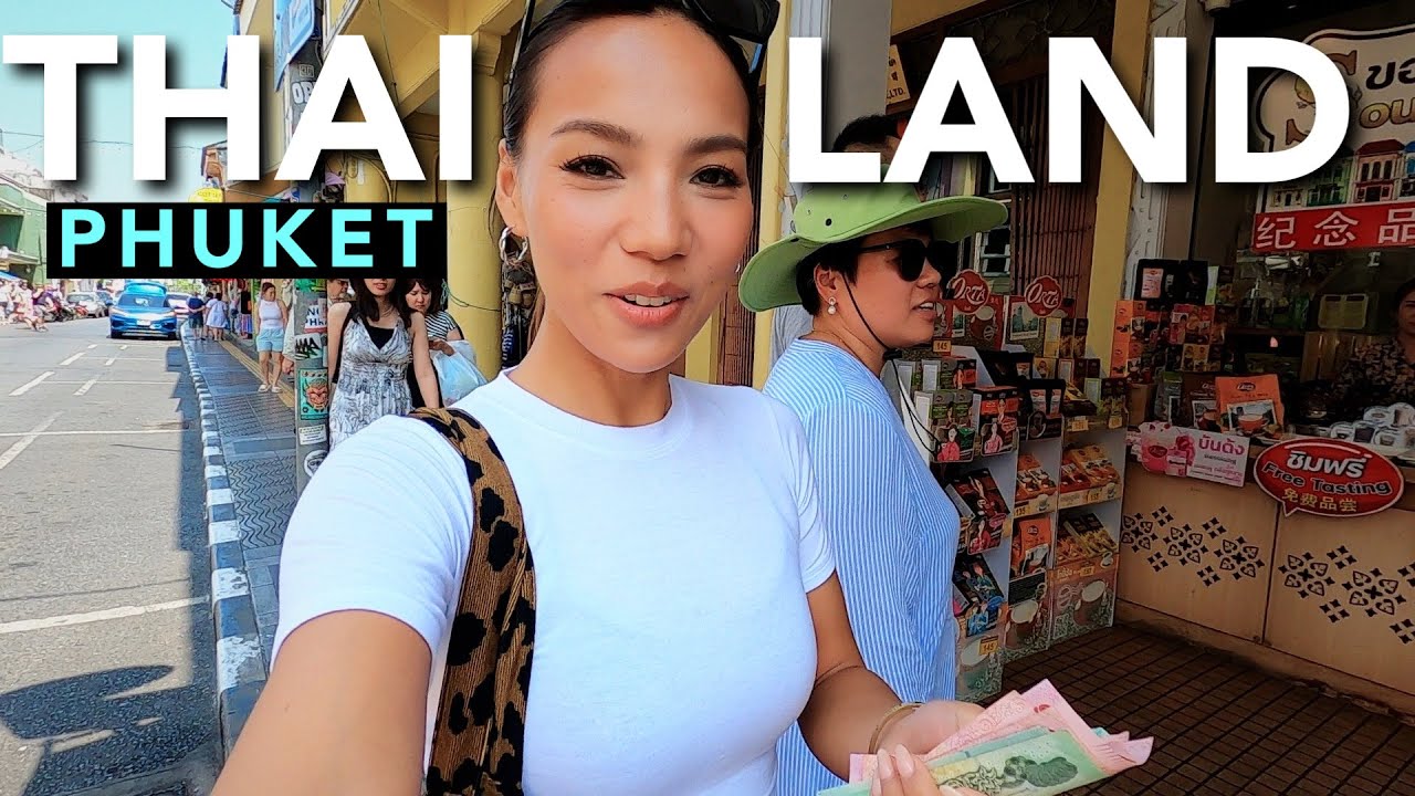 Thailand Markets are so Affordable! - Shopping with me in Phuket Old Town! 🇹🇭