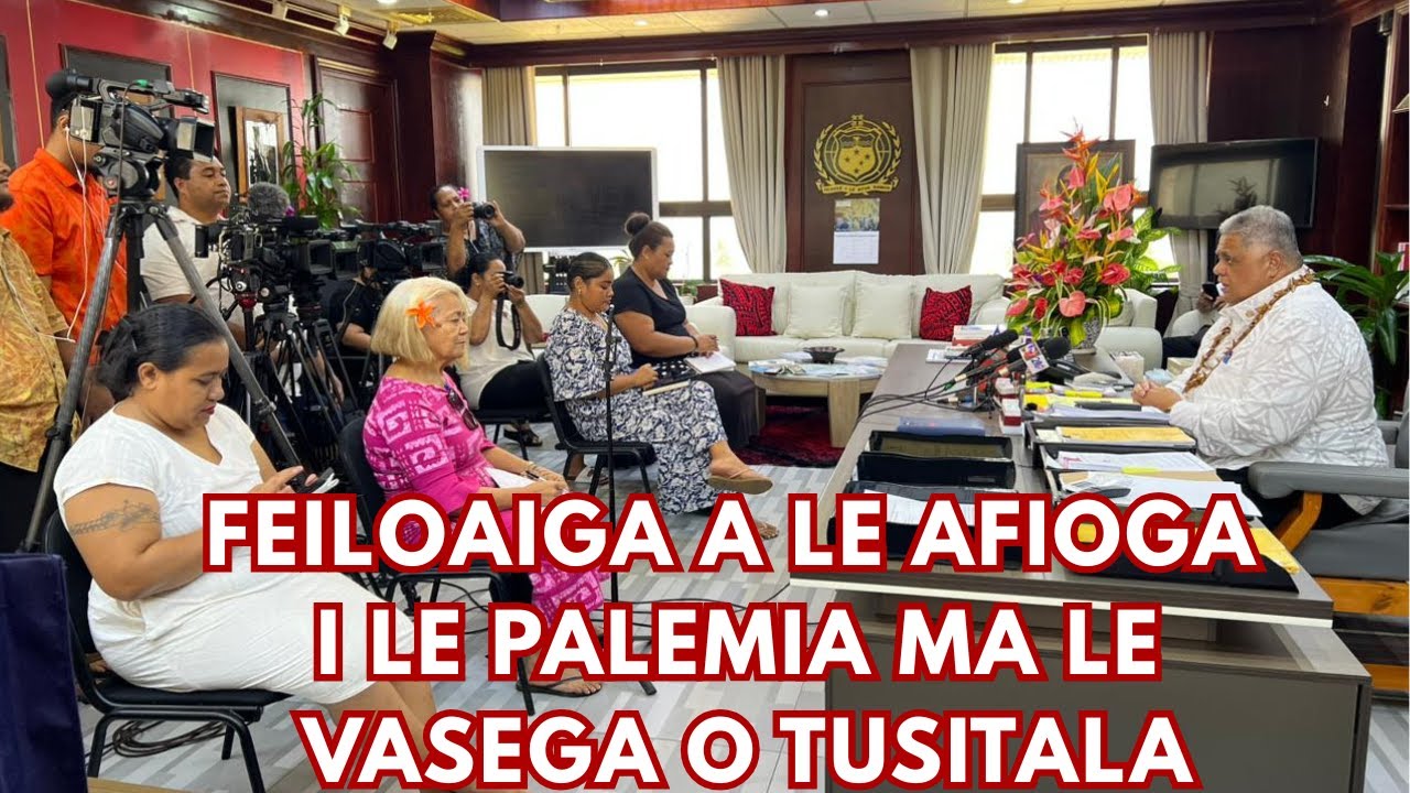 FEILOAIGA A LE AFIOGA ILE PALEMIA MA LE VASEGA O TUSITALA, 14 Ianuari 2026