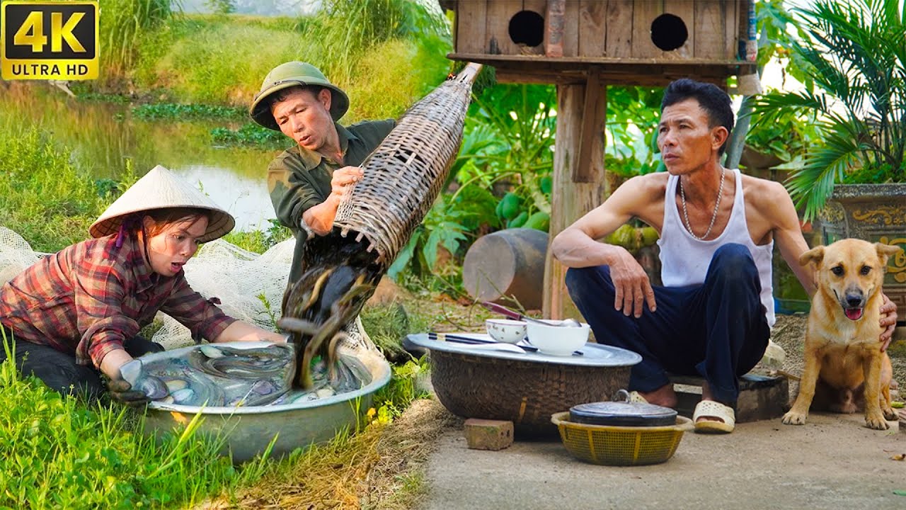 Wild Giant Eel Hunting—Hand Catching a 100kg Monster Eel & a Father’s Story