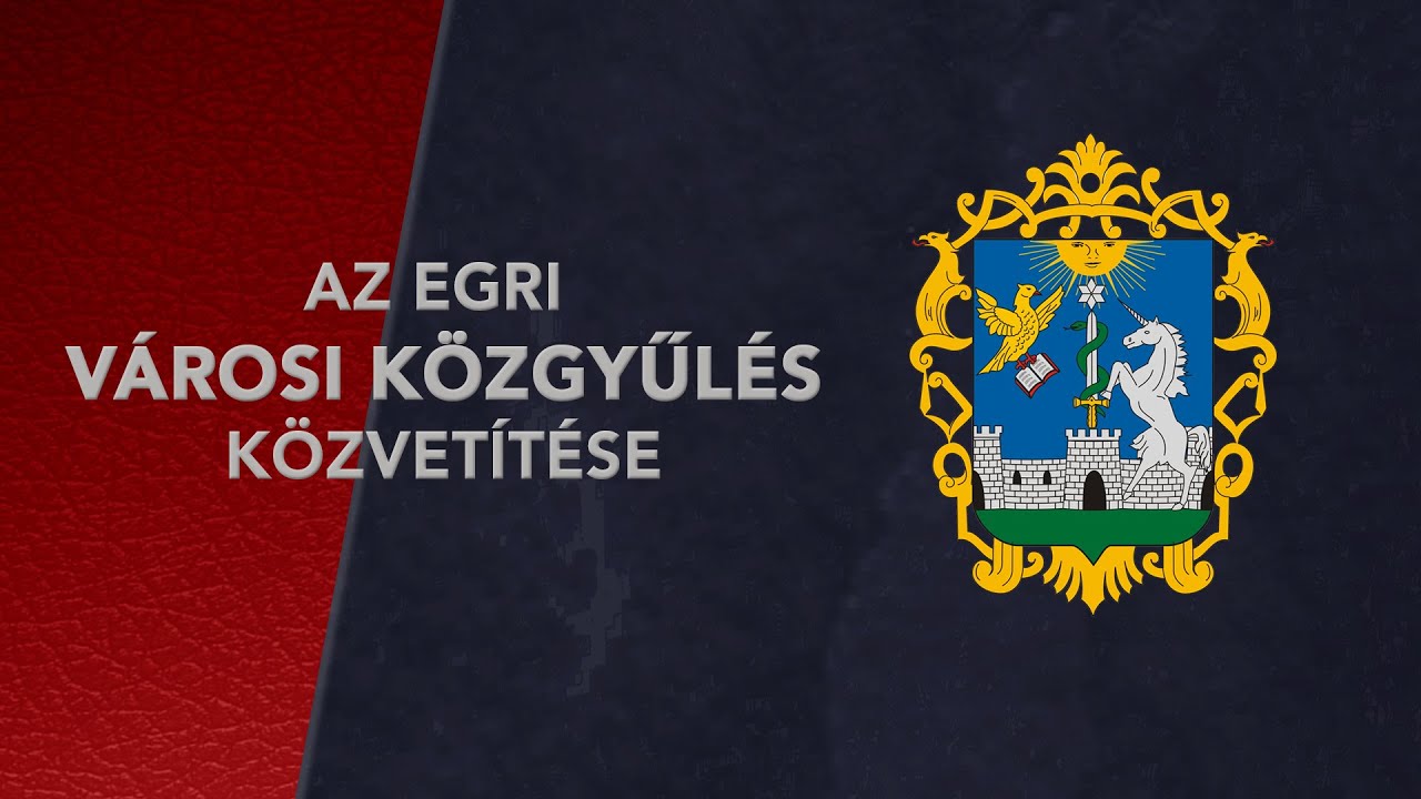 Az Egri Városi közgyűlés - 2026.01.29.