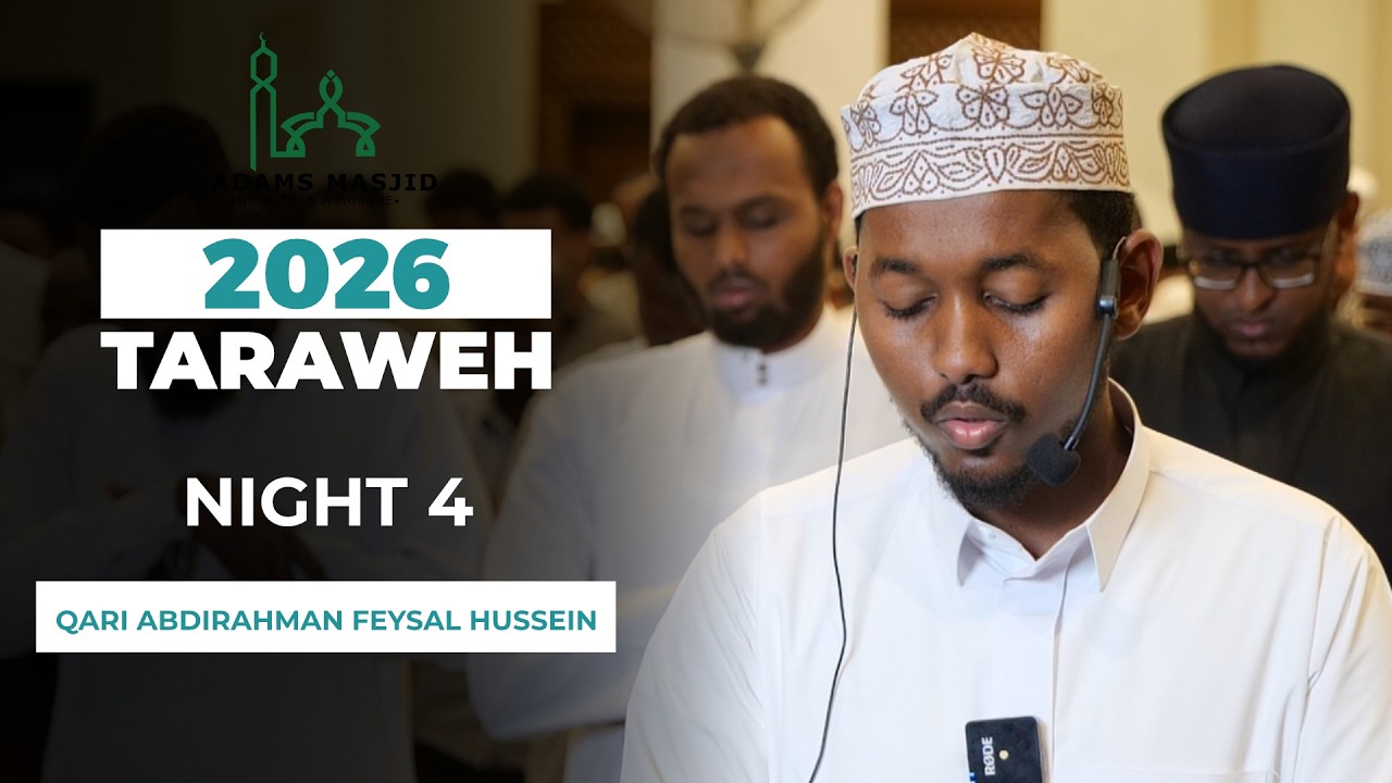 Surah Ali Imran (3:92 - 167) Qari Abdirahman Feysal Hussein at Adams Masjid Nairobi