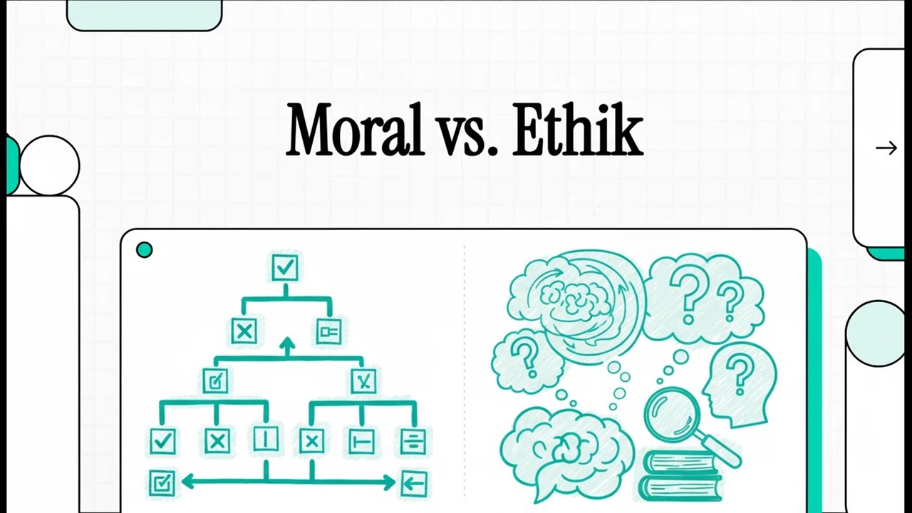 Unterschiede Moral und Ethik | EINFACH ERKL&Auml;RT