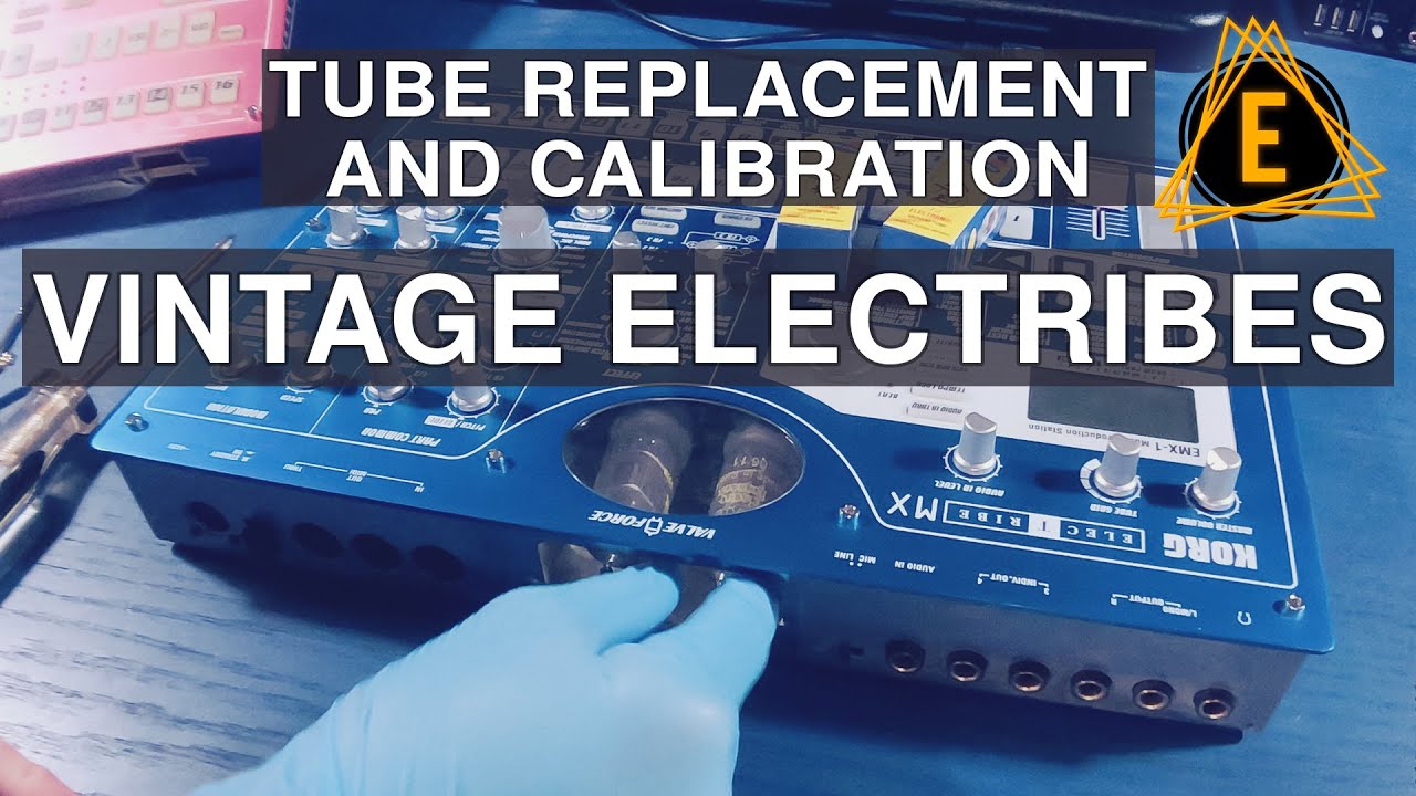 Electribe EMX-1 and ESX-1 - Tube Replacement and Calibration