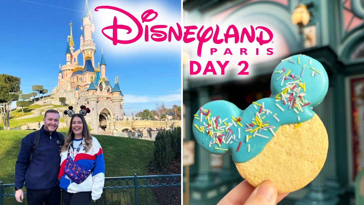 Disneyland Paris - Day 2 Vlog | Disney Snacks & Merch | Stars on Parade | The Lion King