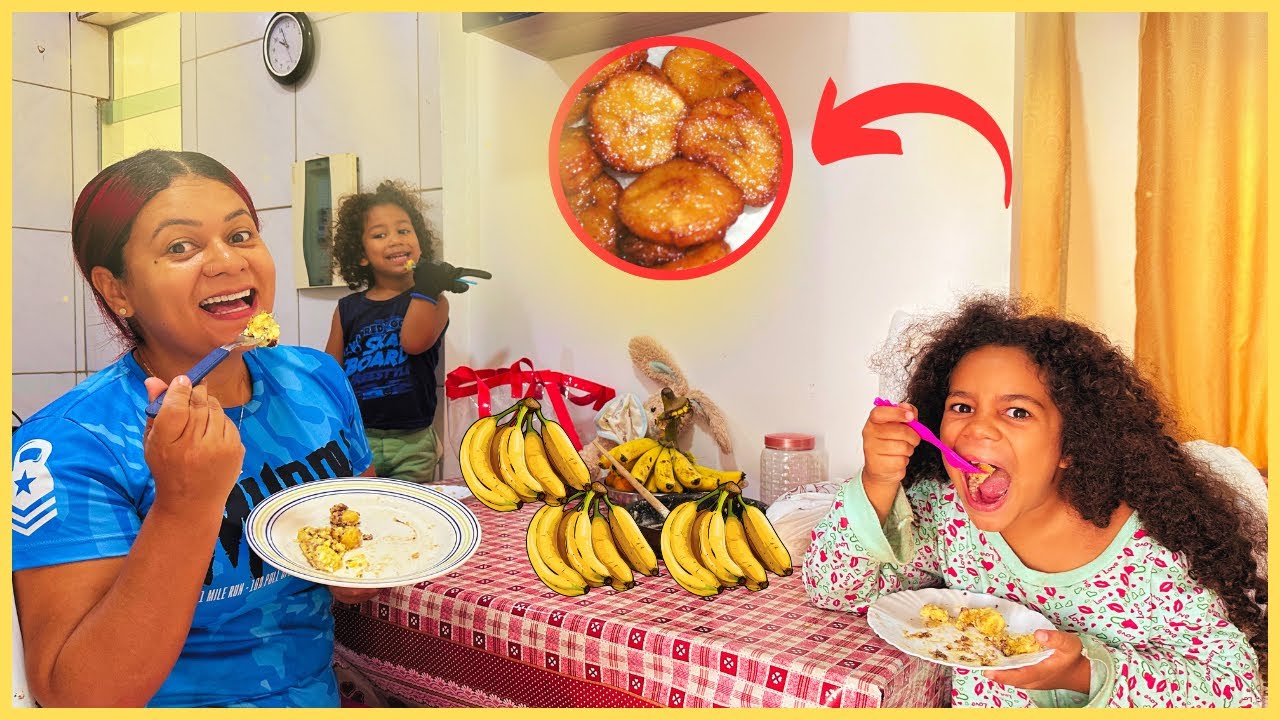 MELHOR BANANA ASSADA DO MUNDO!!! Vlog sem cortes.
