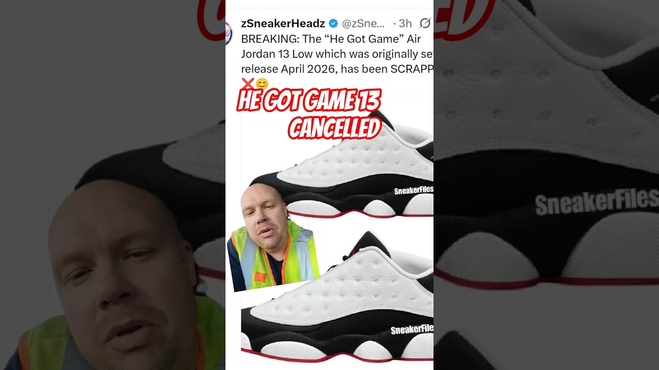 Его 13-я игра была отменена!! #кроссовки #кроссовочник #airjordan