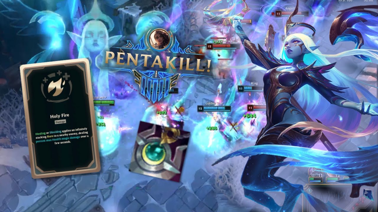SORAKA BURNS the entire enemy team with her heals! ARAM MAYHEM