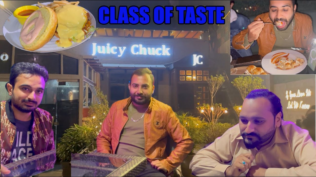 JUICY CHUCK | CLASS OF TASTE | PIZZA | CHEESE FILLED BURGER | FAMOUS BURGER |