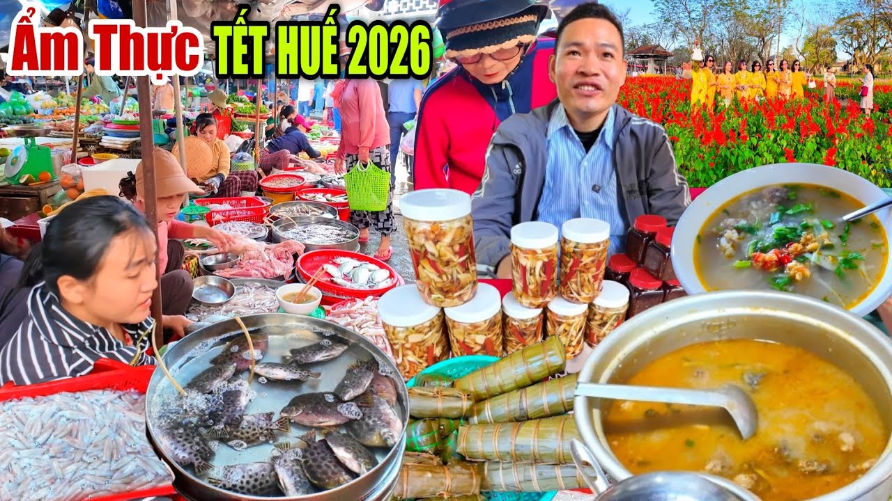 Tết 2026 - RỰC RỞ SẮC XUÂN THÀNH HUẾ - CHỢ TẾT TÂY LỘC NGUYỄN TRÃI  RẰNG RỒI ?