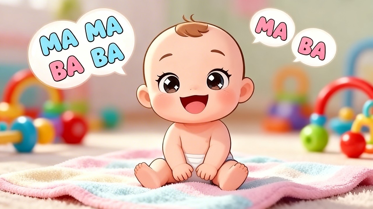 Ma Ma Mama Ba Ba Baba #littlemuslims  #babysongs #kidssongs