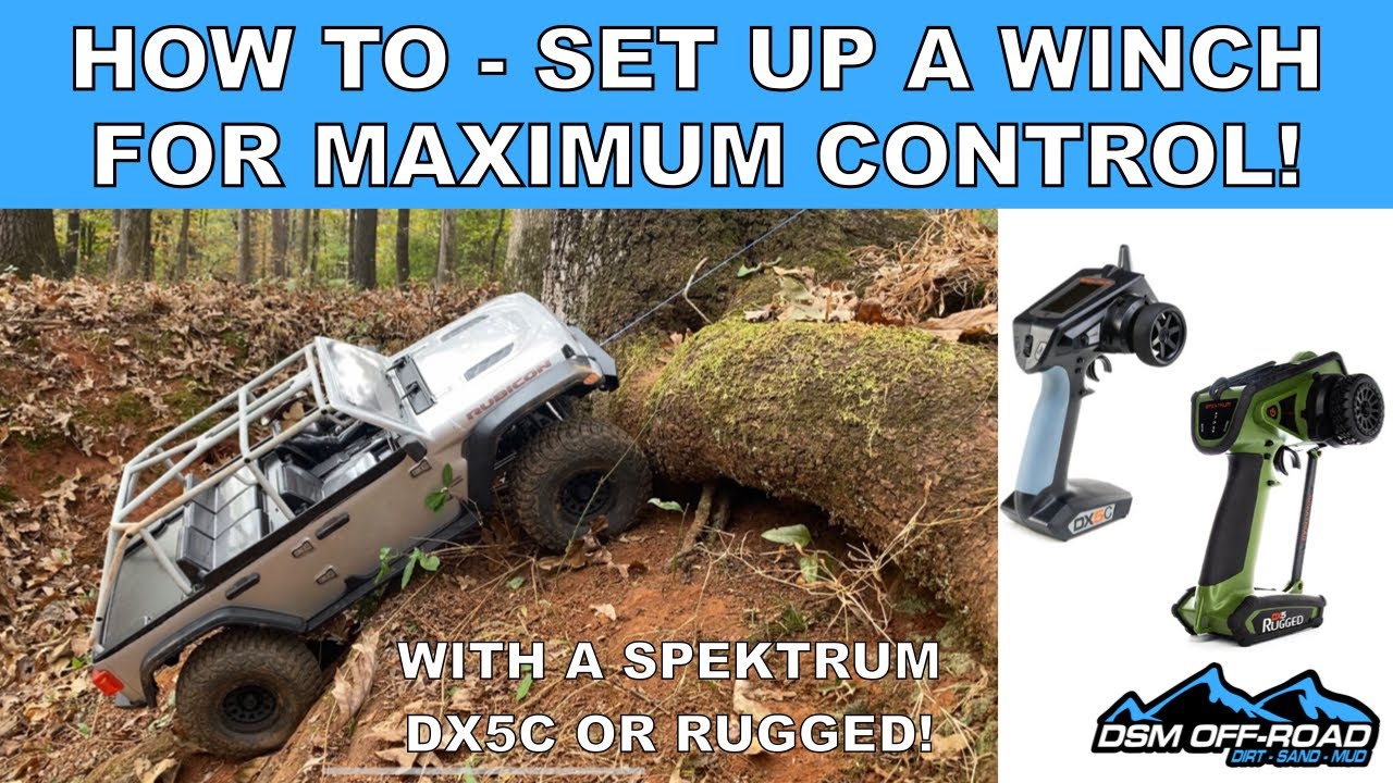 How To Set Up A Servo Winch For Maximum Control!