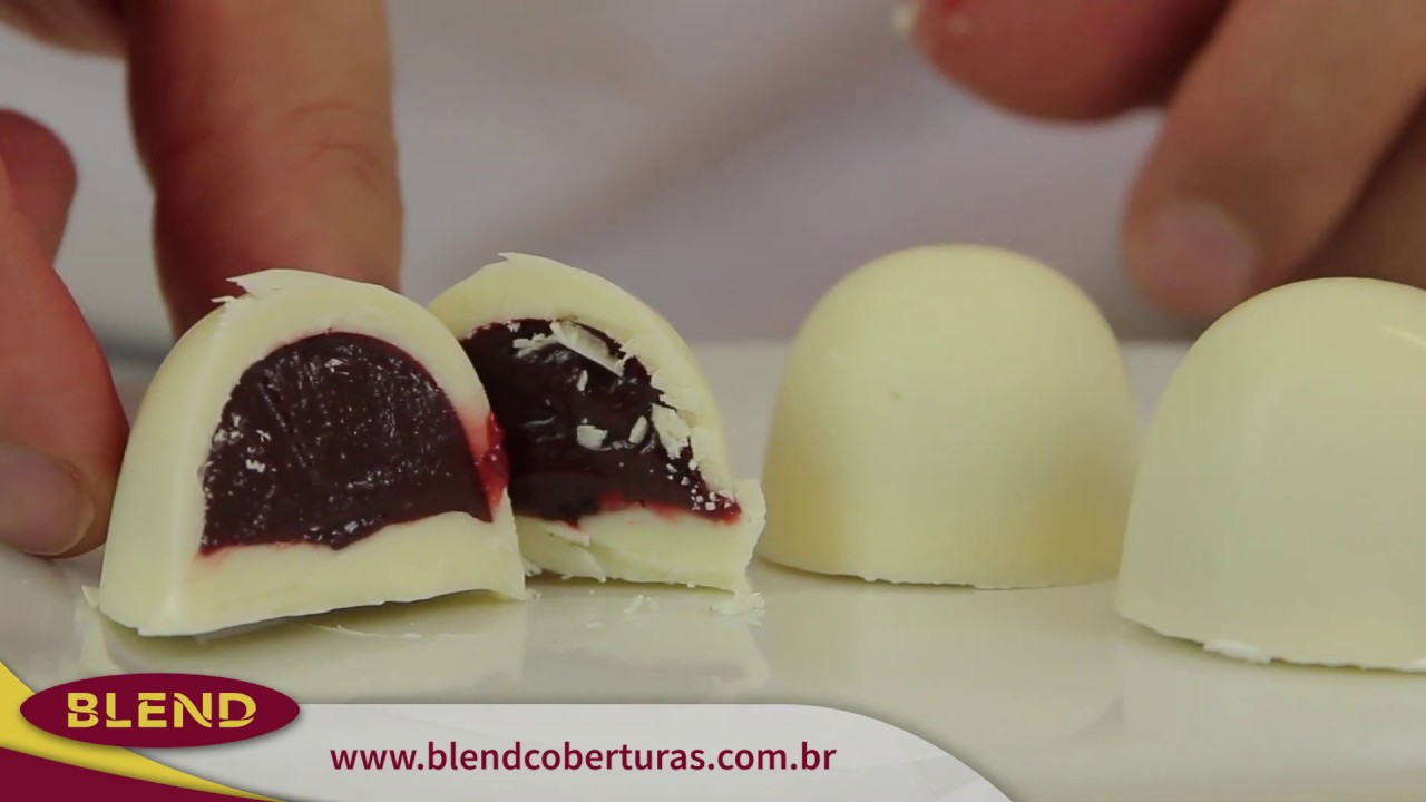 Bombom de Frutas Vermelhas e Amarena