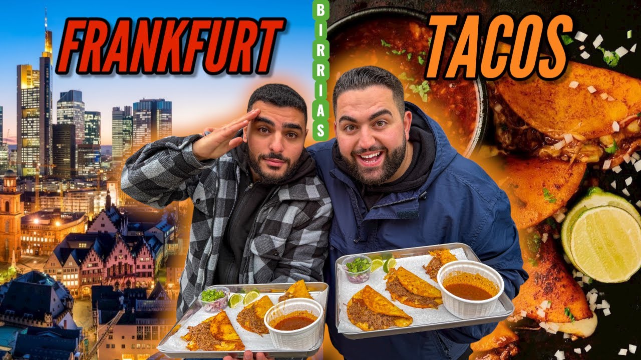 WIE SCHMECKEN „TACOS“ IN „FRANKFURT“❓| BIRRIAS 🌮