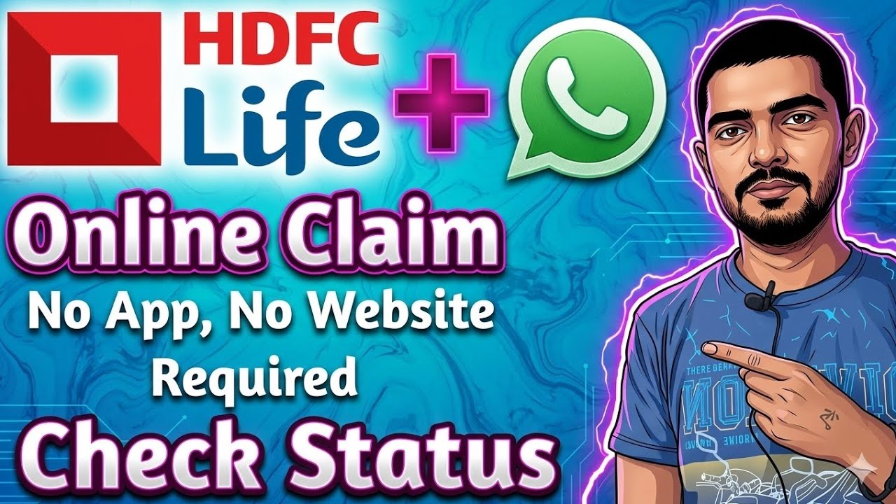 Hdfc life policy claim online | How to get hdfc life policy claim by using WhatsApp #hdfclife #claim