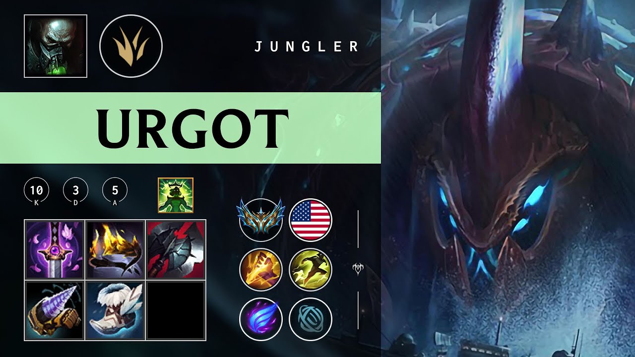 Urgot Jungle vs Kha'Zix - NA Challenger Patch 26.02