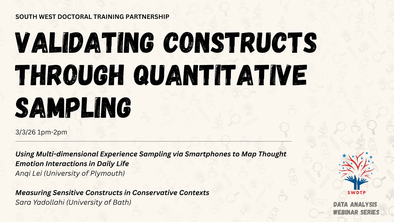 Validating constructs through quantitative sampling (partial recording)