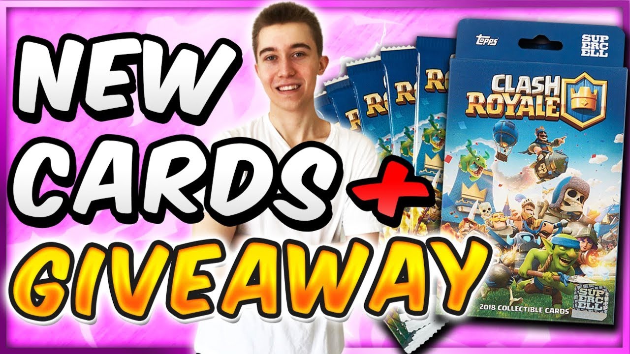 *NEW* CLASH ROYALE CARDS! GIVEAWAY & RANDOM DECK CHALLENGE!