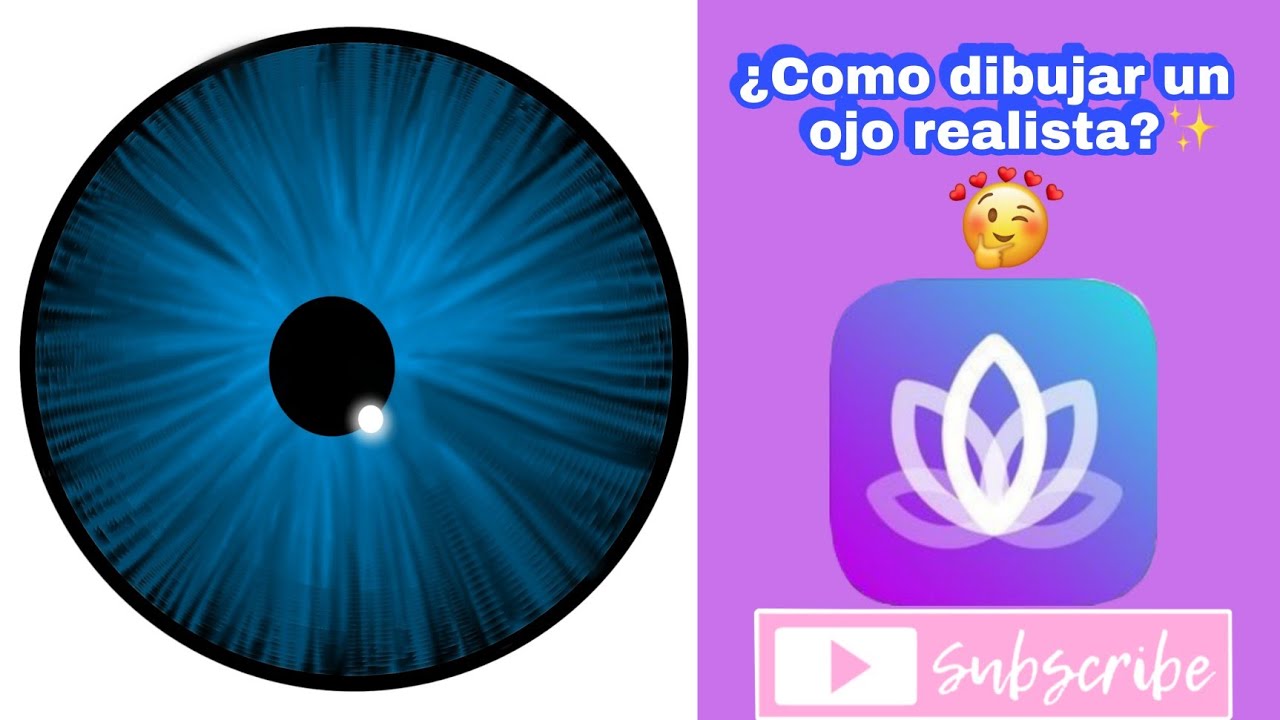 &iquest;C&Oacute;MO DIBUJAR  UN OJO REALISTA ?🤔/COLOR YOUTUBE