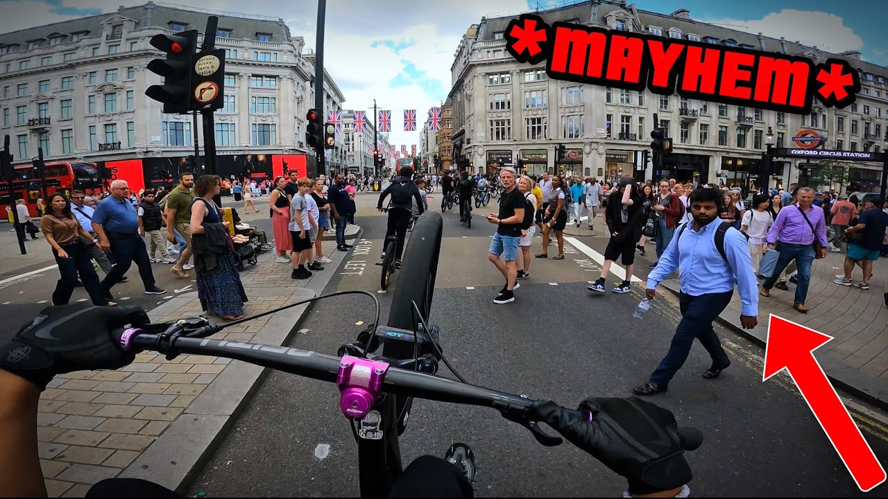 GoPro POV Wheelies Through London! *CHAOS*