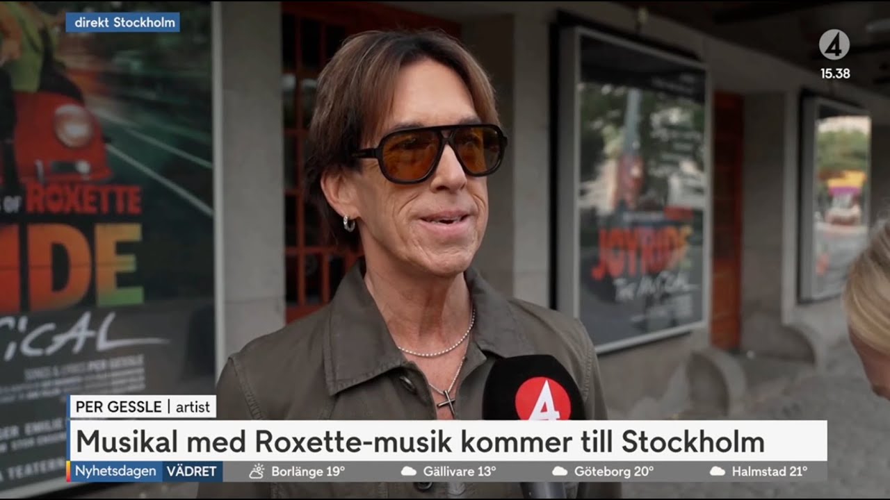 The Roxette musical Joyride comes to Stockholm! - Interview with Per Gessle & Jane Fallon + subs