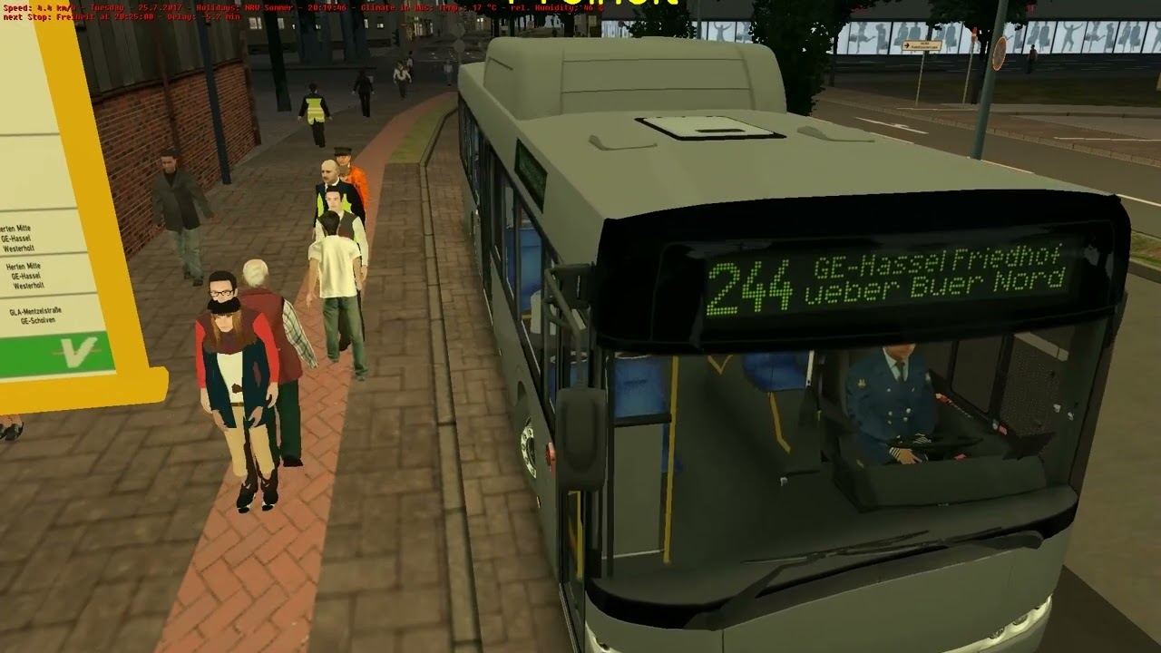 Solaris Urbino 12 III (1,5 d.; C9 CNG, D864) on Ruhrgebiet; Line: 244 --- Buer Rathaus - Hassel Frd.