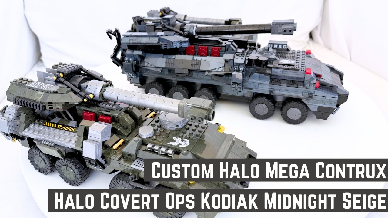 CUSTOM HALO MEGA BLOKS/CONSTRUX | COVERT OPS KODIAK MIDNIGHT SEIGE