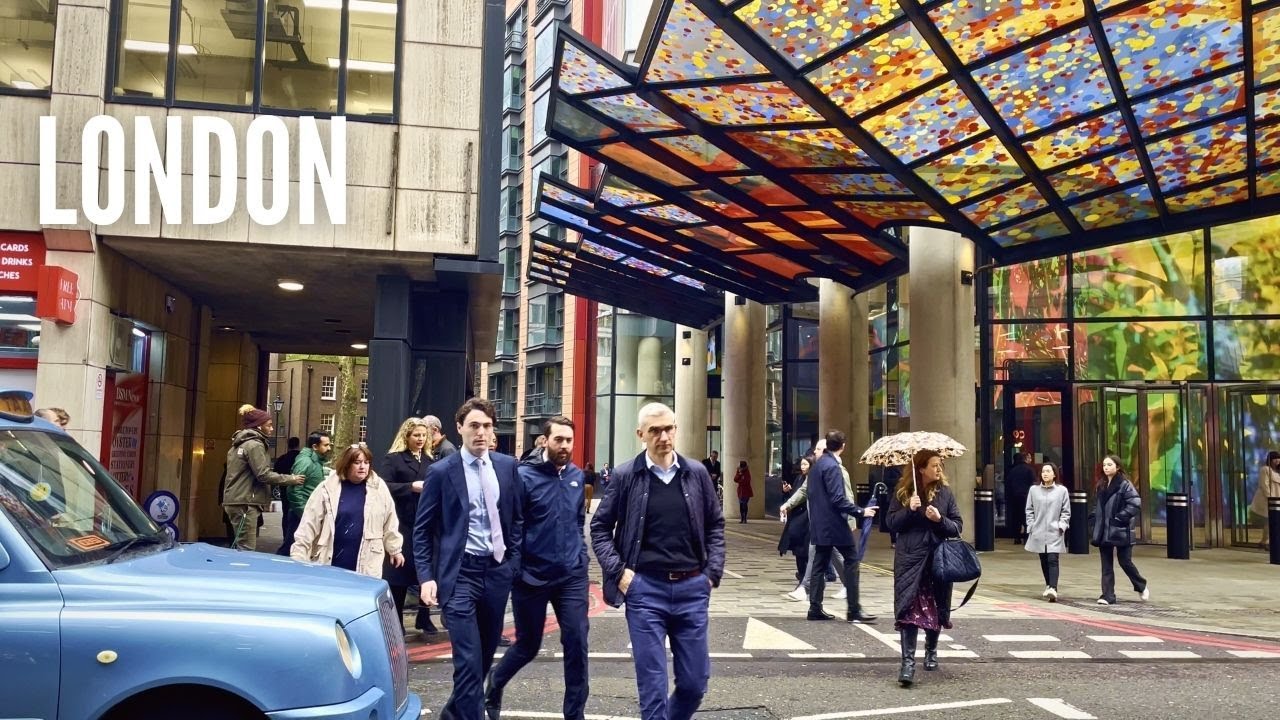 Walking London Financial District - Richest Offices in London | 4K Walk